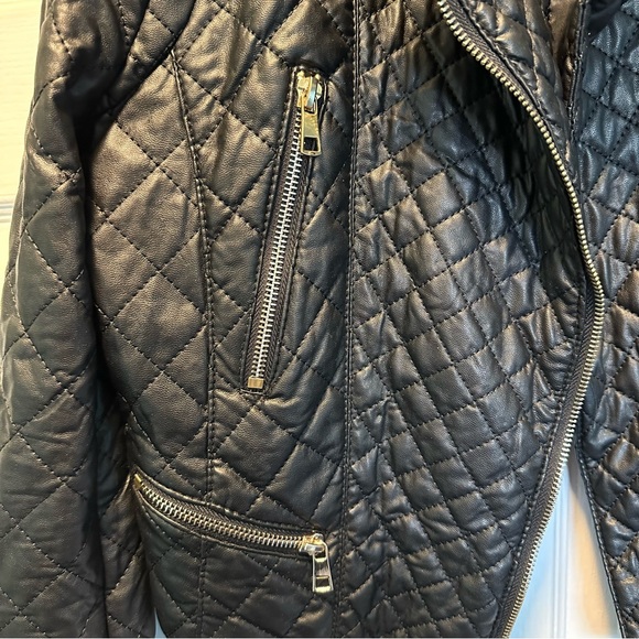 Quilted Leather Jacket - Picture 3 of 4